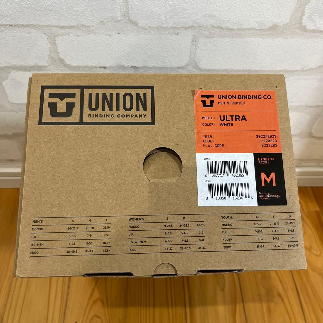UNION ULTRA ビンディング ホワイト Mサイズ