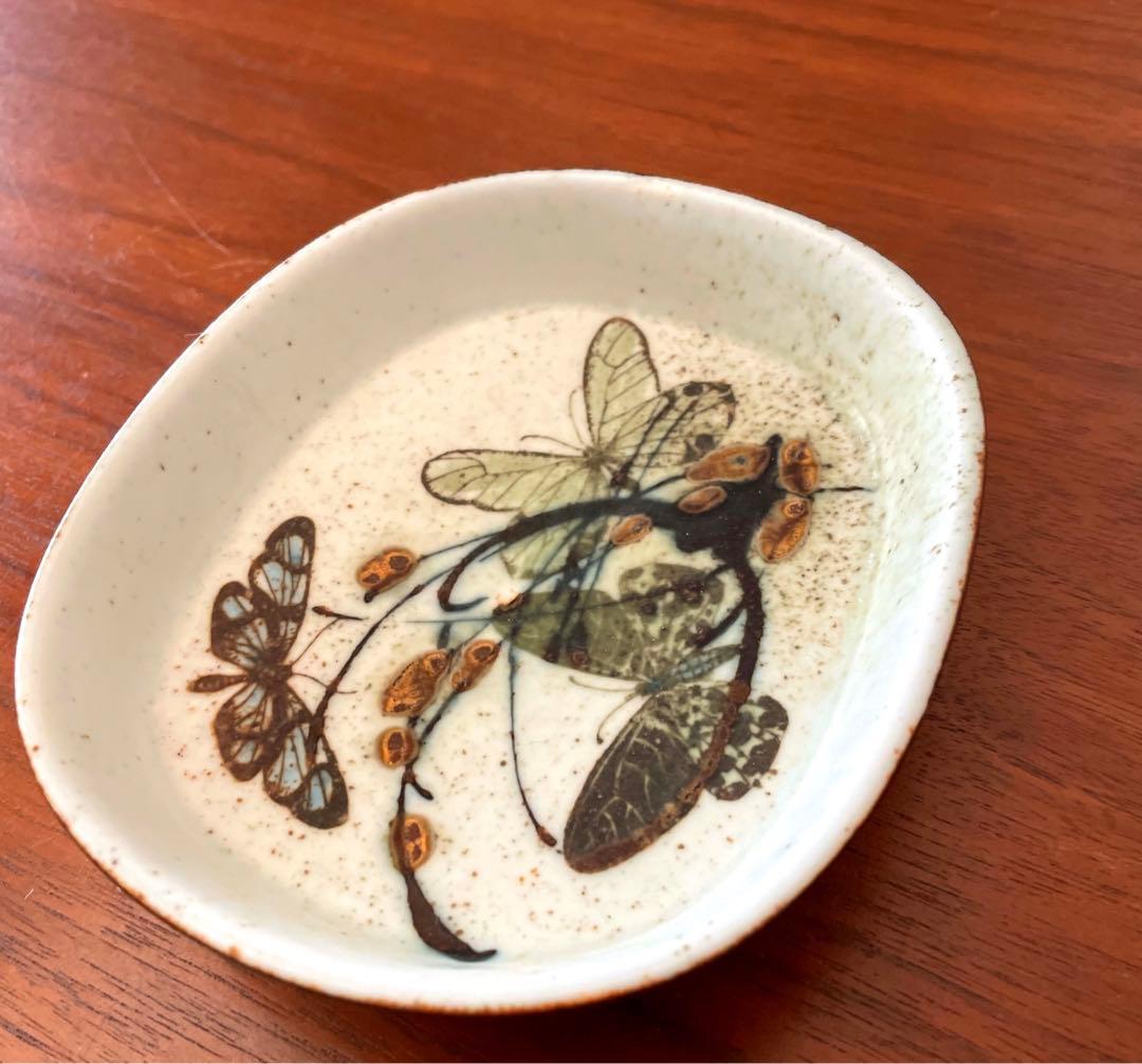 ロイヤルコペンハーゲン　Diana ダイアナ　テネラ　小皿　ニールストーソン　蝶