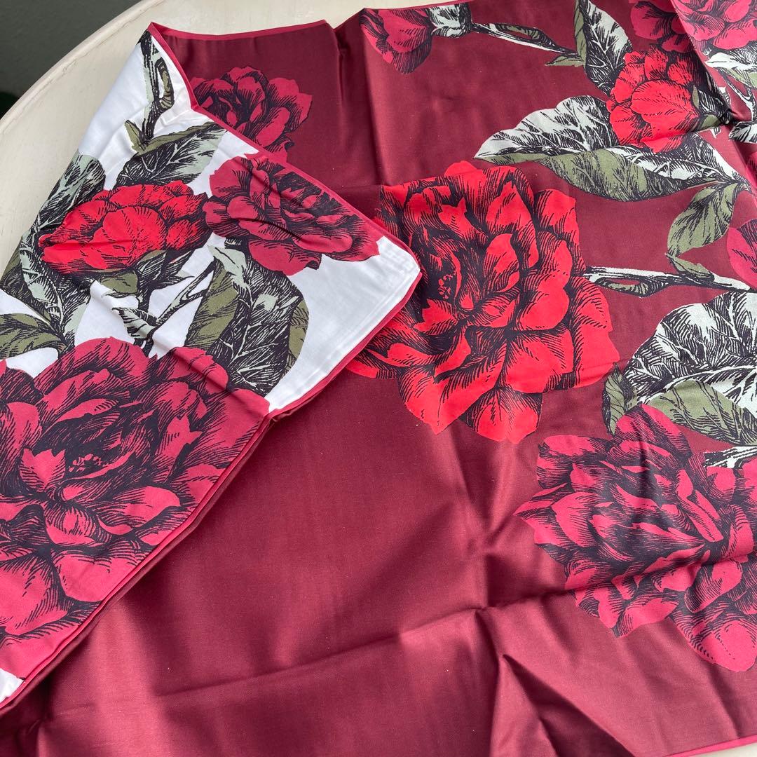 イギリス直輸入　ローラアシュレイ 掛けカバー＋枕カバー2枚　コットンサテン　新品