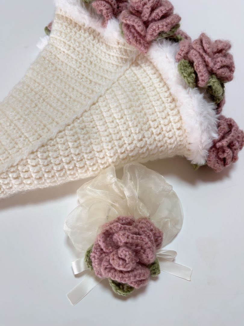 ブーケブランケット[薔薇] 花束ブランケット　フラワーブランケット　インテリア