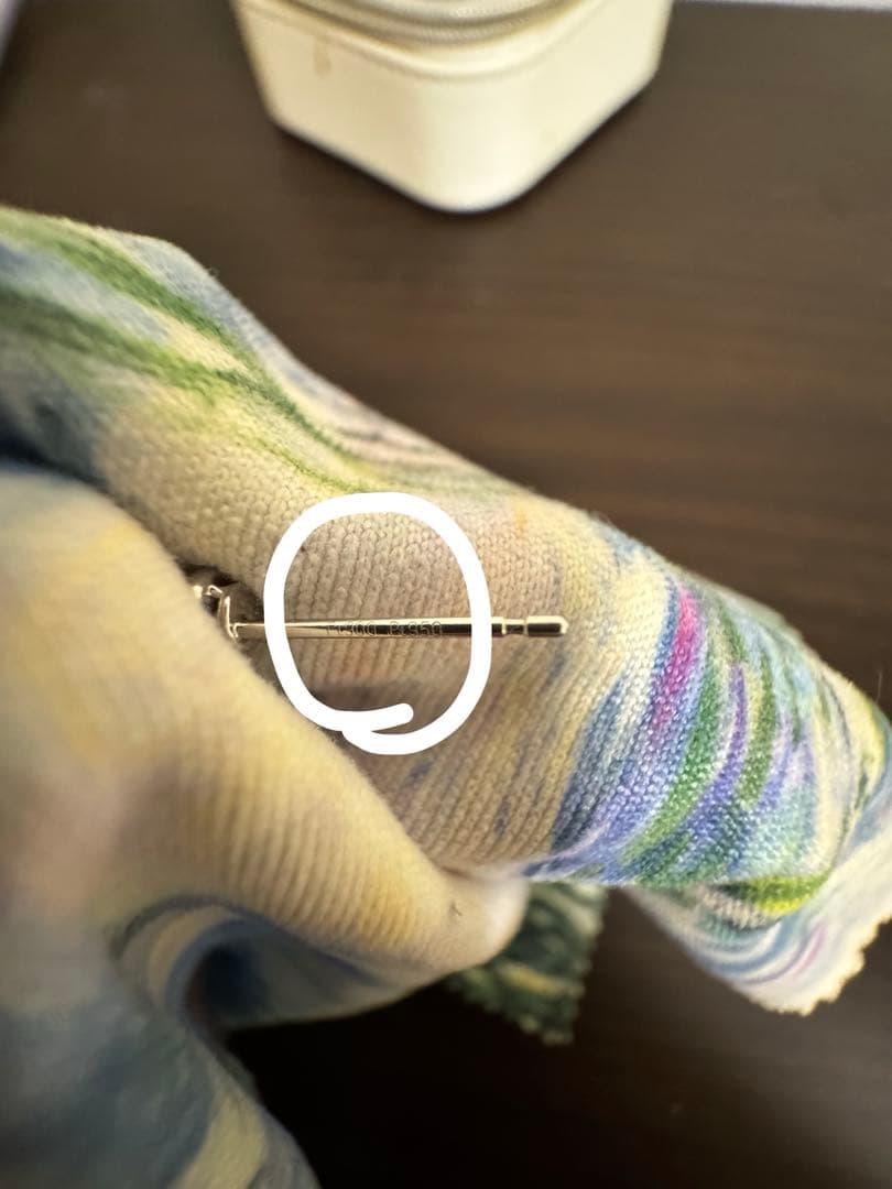 ヴァンドーム青山　ダイヤモンドセラクルピアス　プラチナ