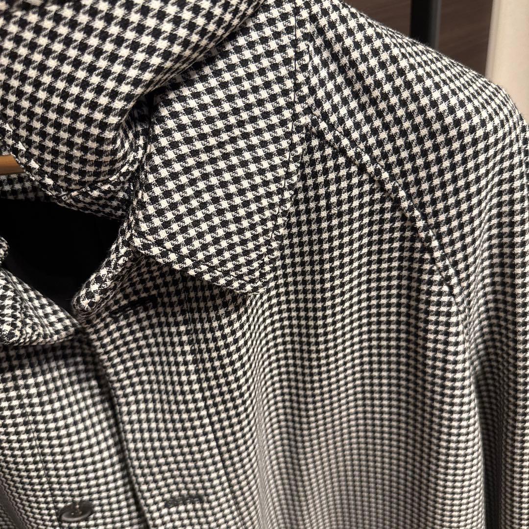 LOEWE ロエベウールシルク　ロングコート