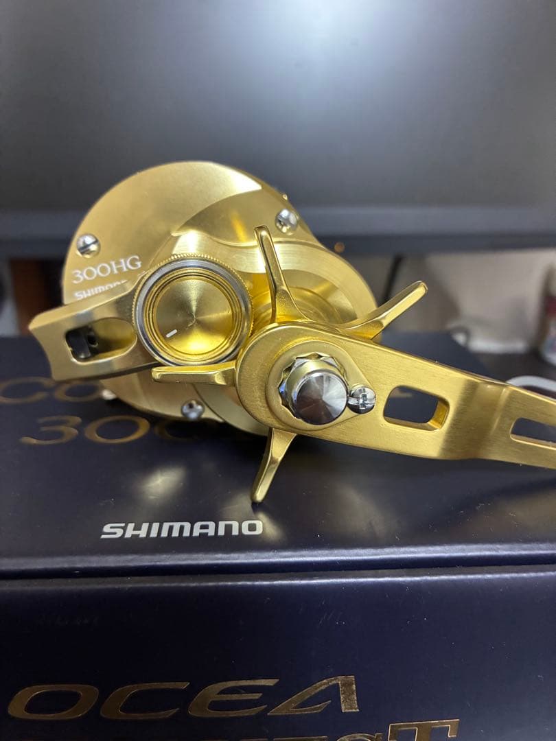 【使用2回】シマノ　22オシアコンクエスト300HG