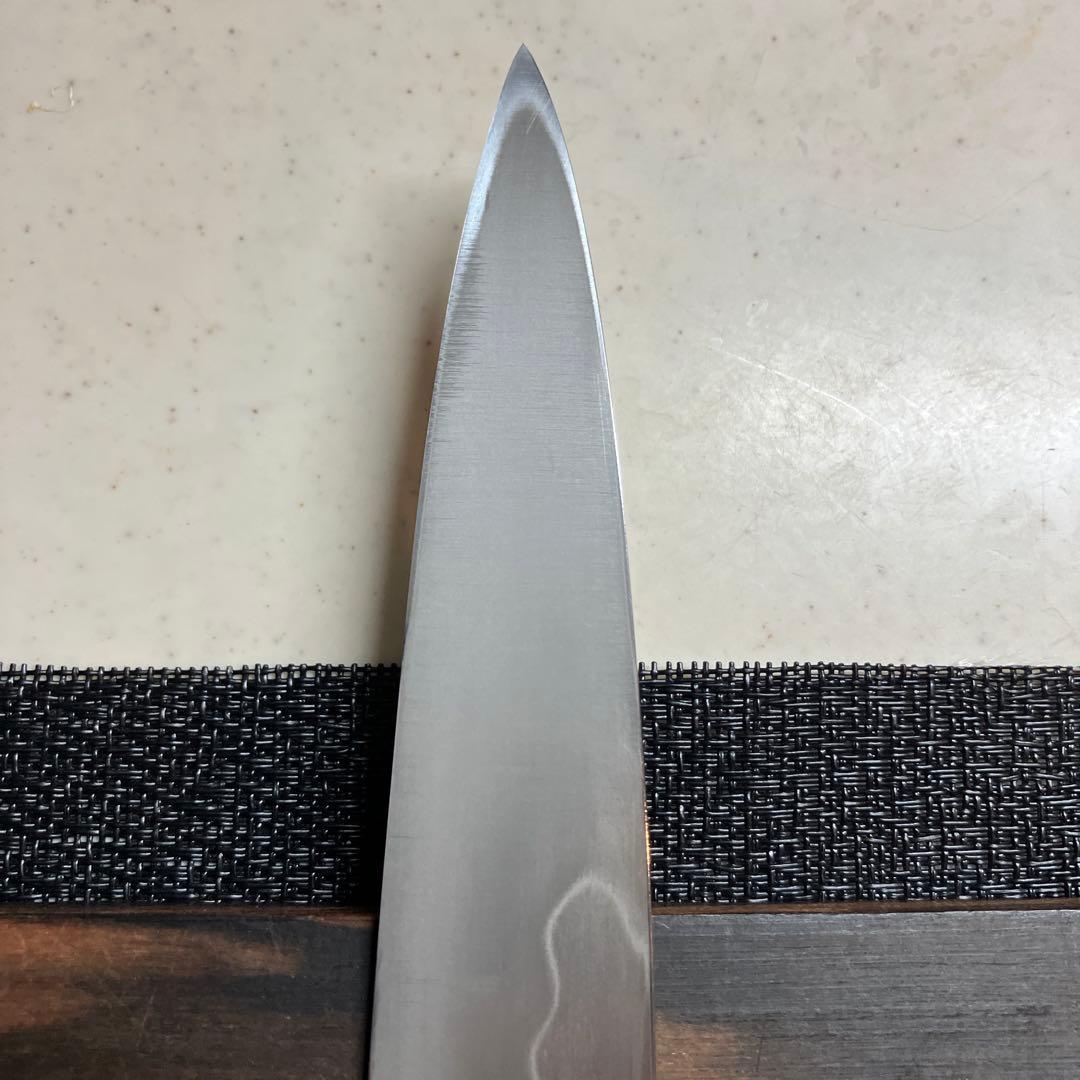 本焼　柳刃包丁　池田美和　白ニ鋼　天然砥石で研ぎ済み！