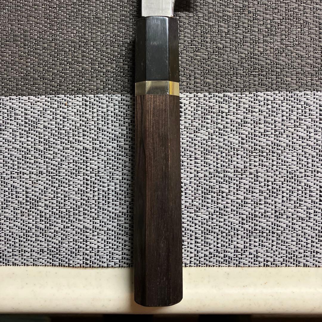 本焼　柳刃包丁　池田美和　白ニ鋼　天然砥石で研ぎ済み！