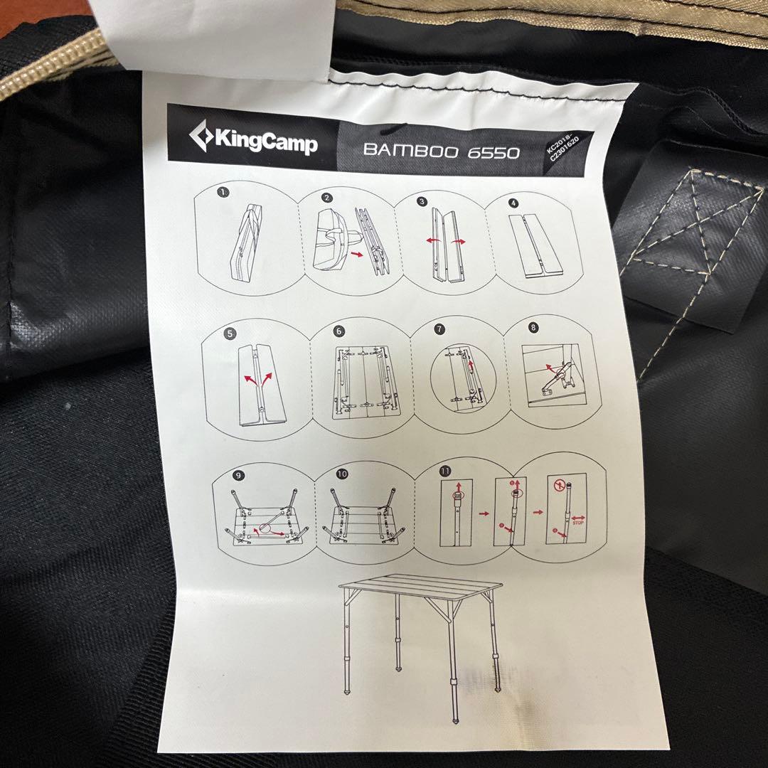 KingCamp アウトドア テーブル 折りたたみ キャンプ テーブル