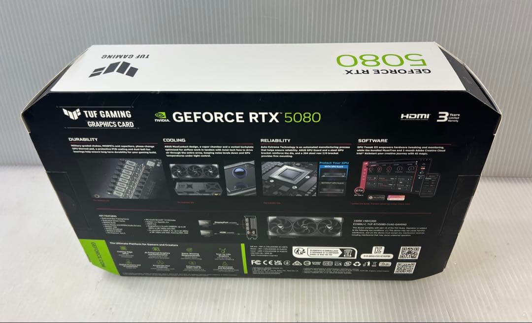 グラフィックボード・グラボ・ビデオカード ASUS TUF GAMING GEFORCE RTX 5080