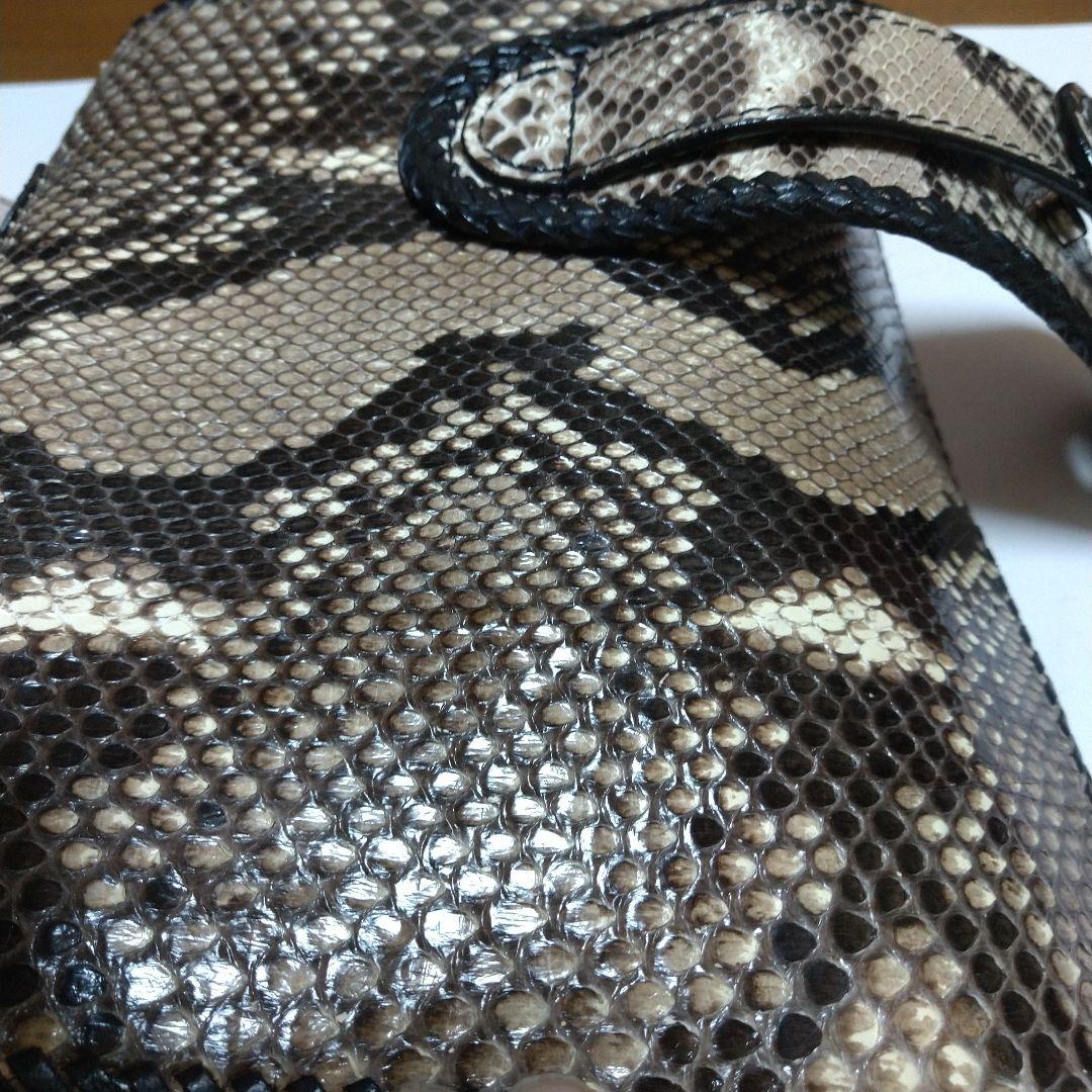 ヘビ皮 スネークスキン 長財布