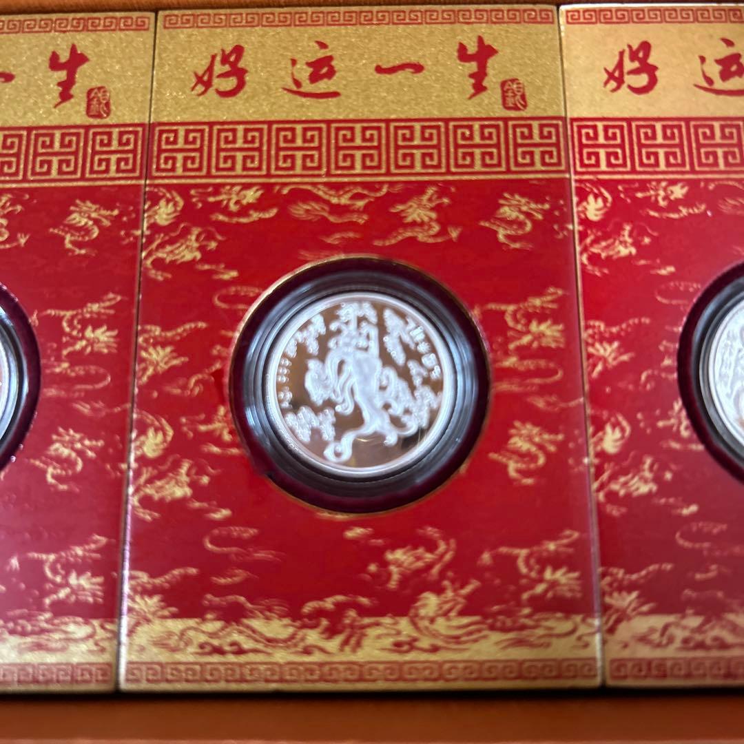 GOLD HISTORY(黄金歴史)好運一生　純銀(Ag.999)メダル10点