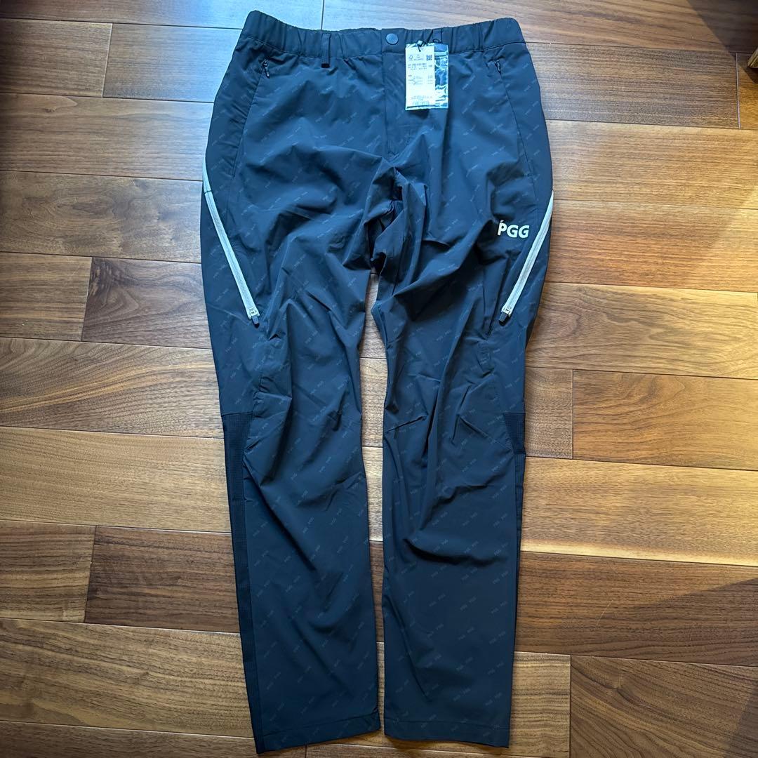 PGG　ゴルフパンツ ブラック ゴルフウェア　ナイロン　パーリーゲイツ