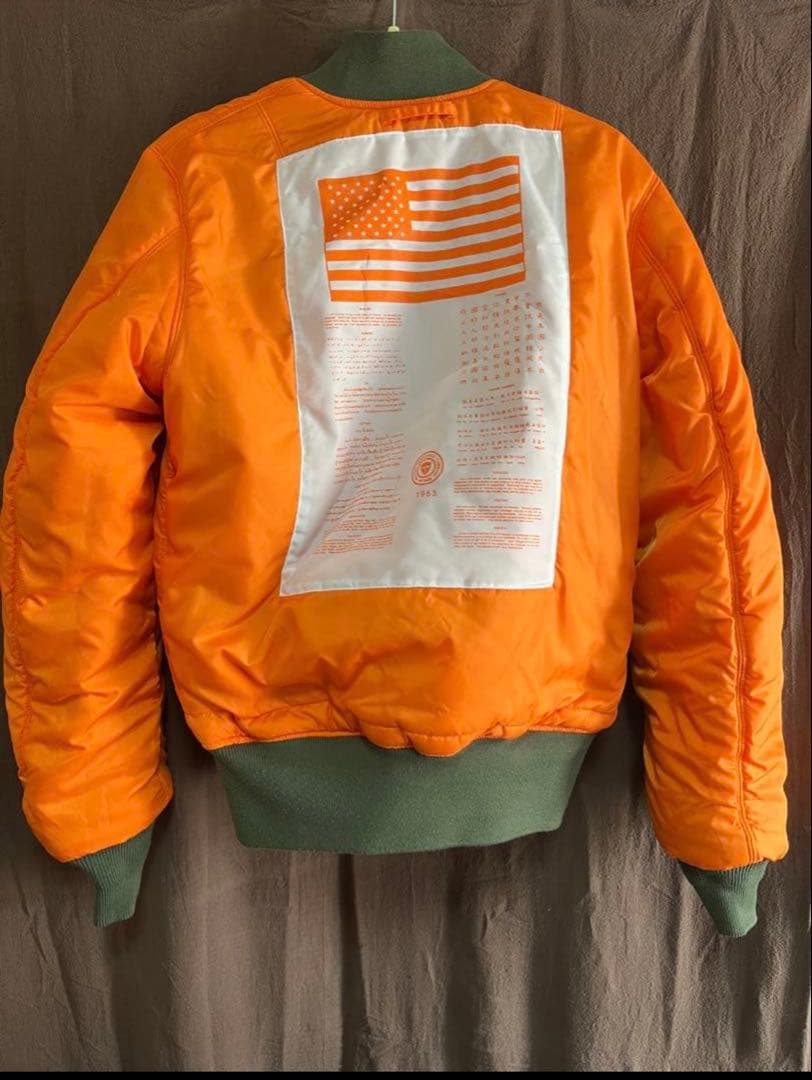 Alpha Industries アルファ　MA-1 フライトジャケット　カーキ