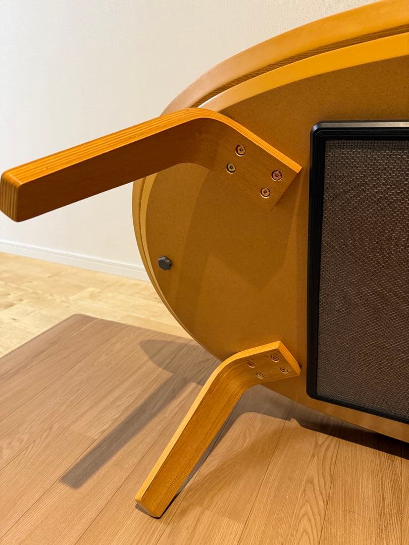 無印良品こたつテーブル楕円+ケーブル非売品