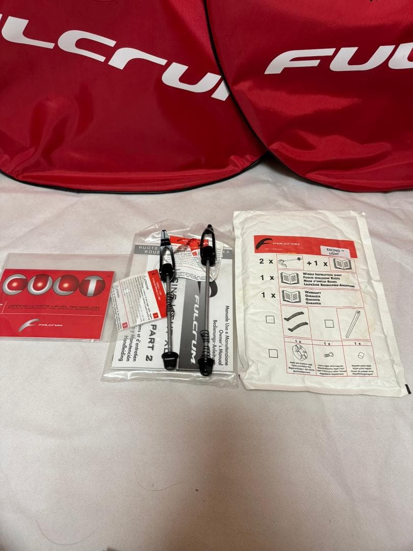 新品未使用　FULCRUM RACING LIGHT XLR ホイール CULT