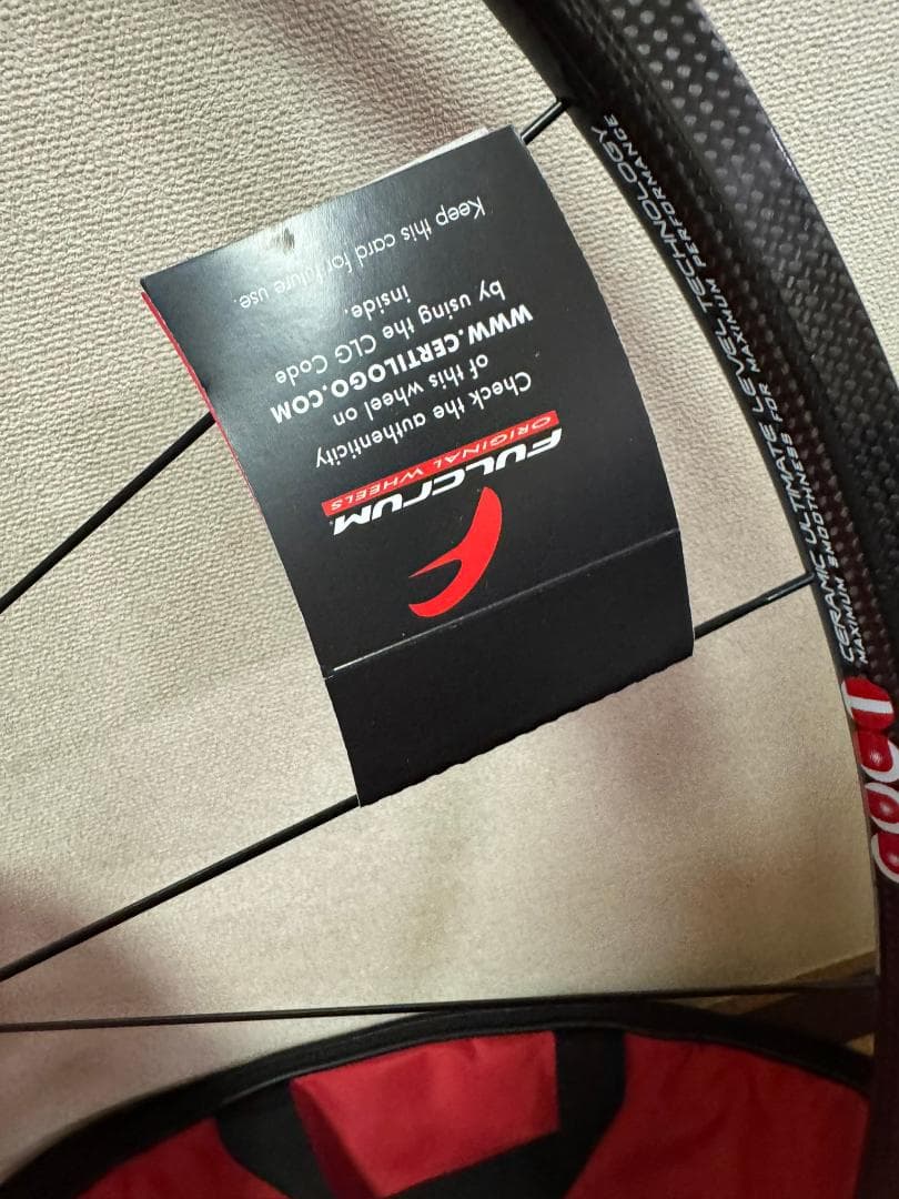 新品未使用　FULCRUM RACING LIGHT XLR ホイール CULT