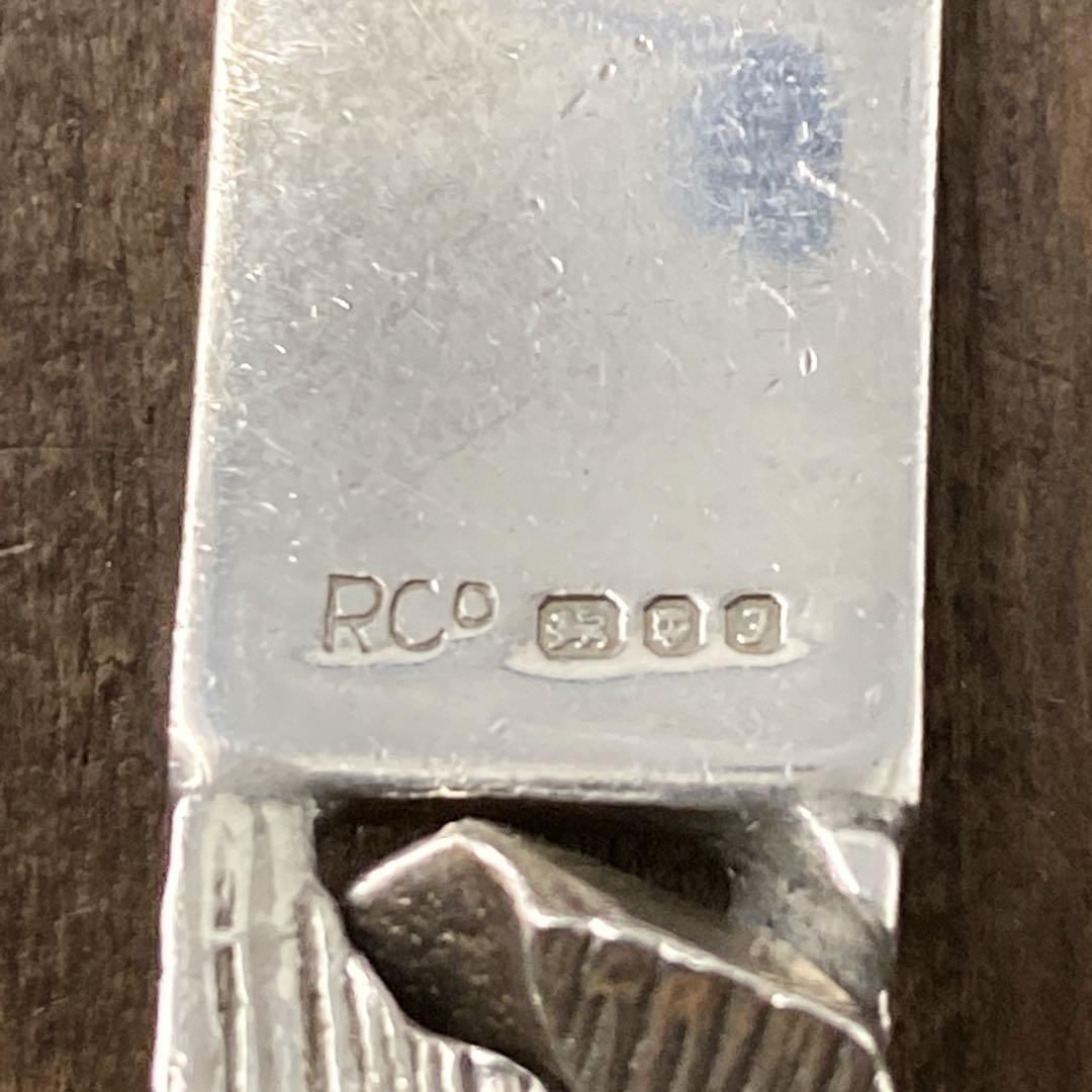 英国 IDプレート シルバー ブレスレット ロンドン 925