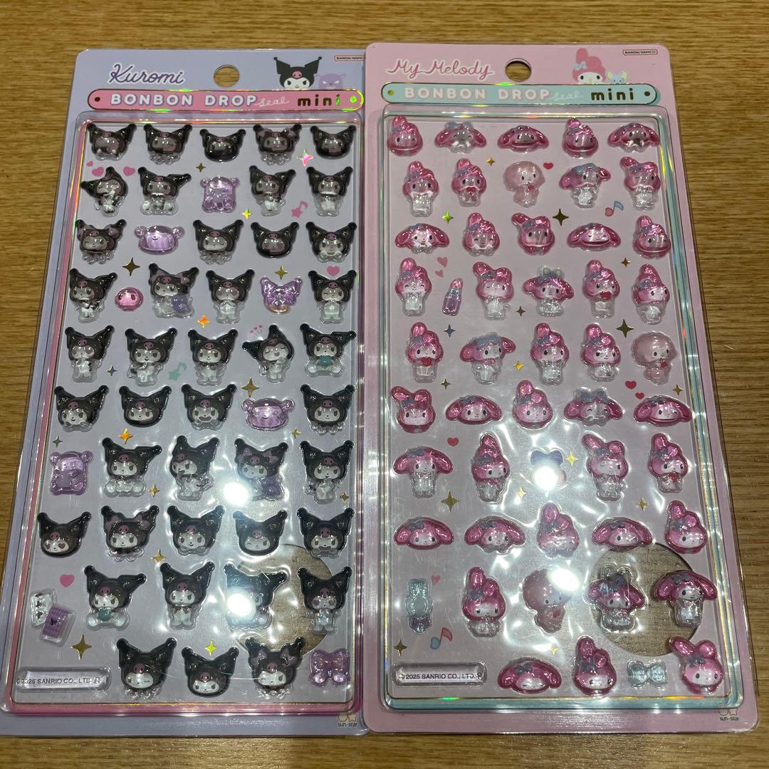 正規品】ボンボンドロップシールキティマイメロ プリン シナモンはぴだんぶいクロミ