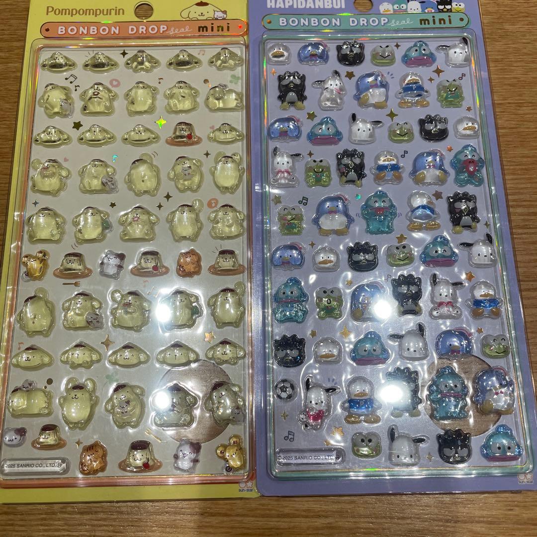 正規品】ボンボンドロップシールキティマイメロ プリン シナモンはぴだんぶいクロミ