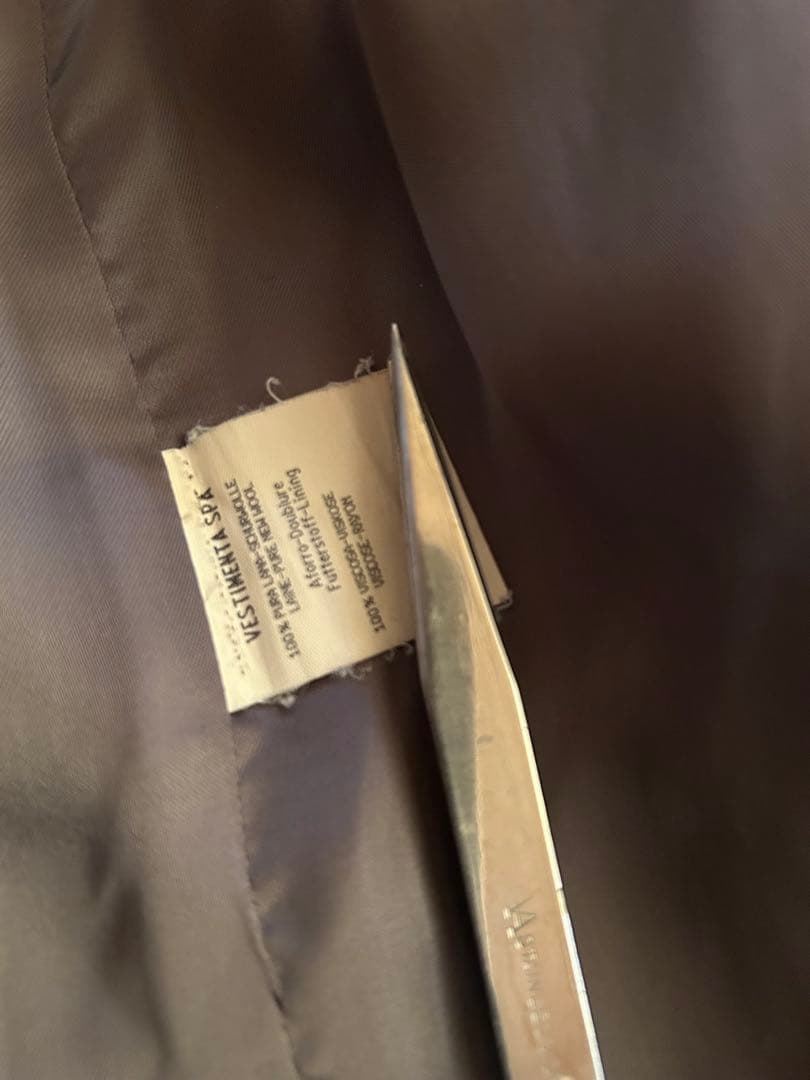 VESTIMENTA メンズ　ステンカラーコート　ITALY