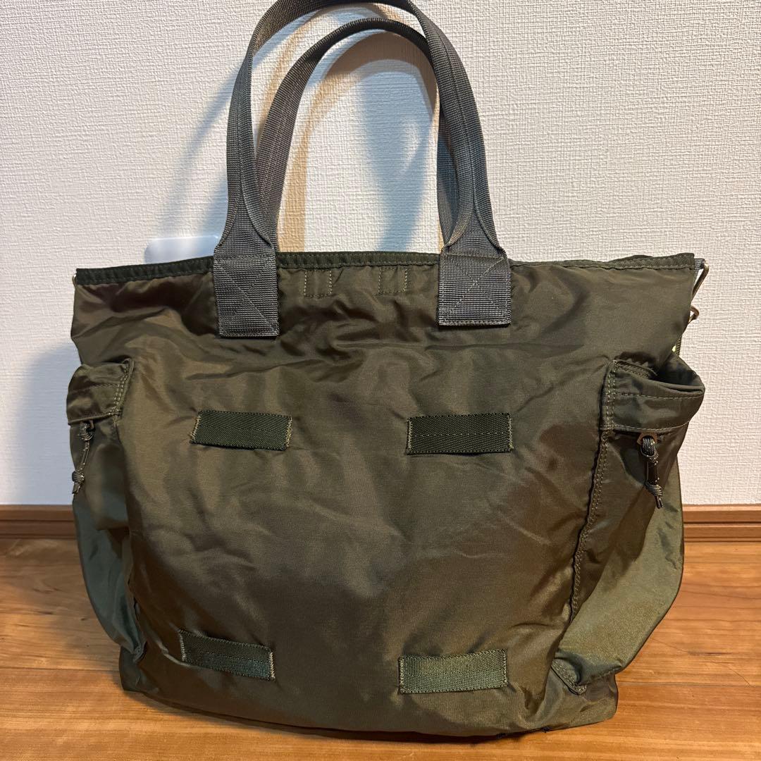 PORTER / FORCE 2WAY TOTE BAG オリーブ