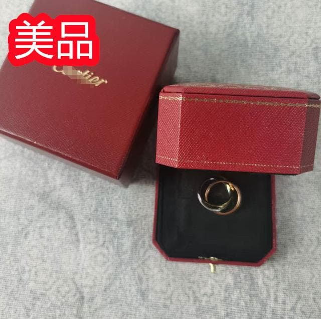 美品トリニティリング 50　指輪