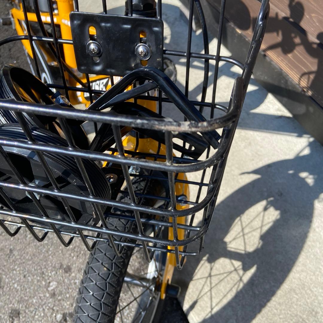 自転車 14インチ　イエロー　幼児　子供