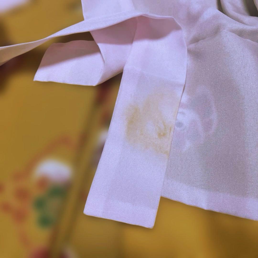 専用　　　七五三 レトロ　3歳　着物　カラシ色　５点セット　狛犬　兎　雀　日本製