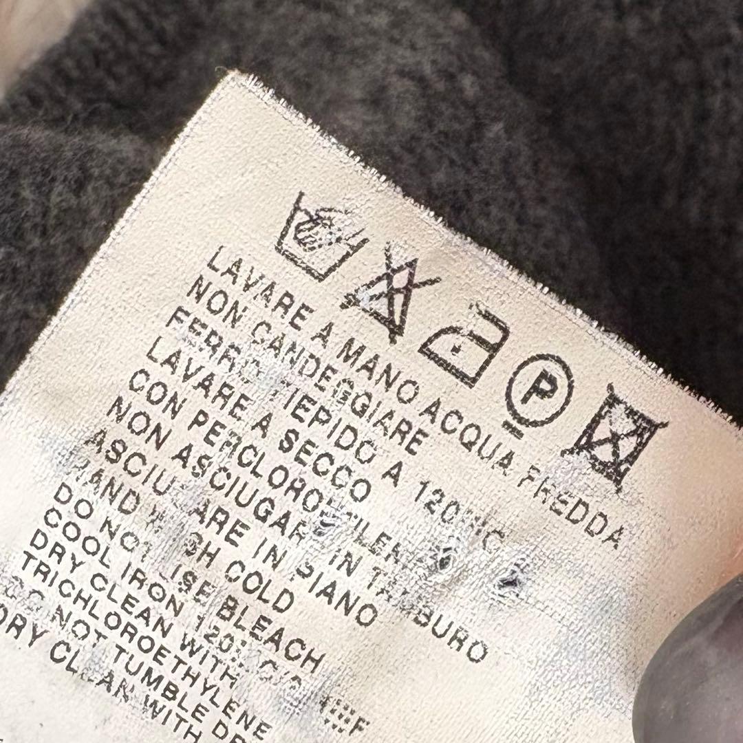 エスマックスマーラ　高級カシミヤウールジップアップカーディガン　グレー　L