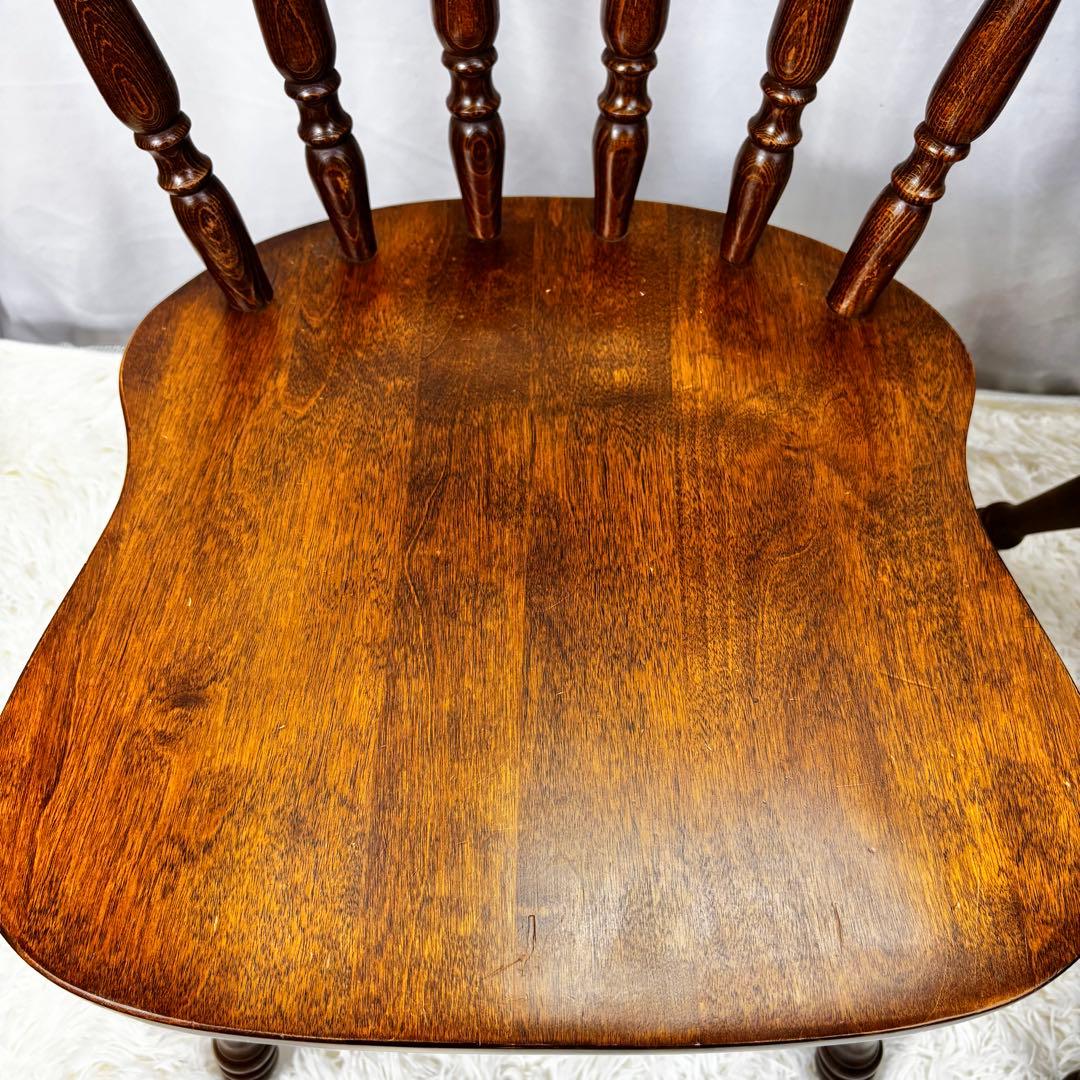 柏木工 ウィンザーチェア 2脚セット ナチュラル 北欧風 ダイニングチェア