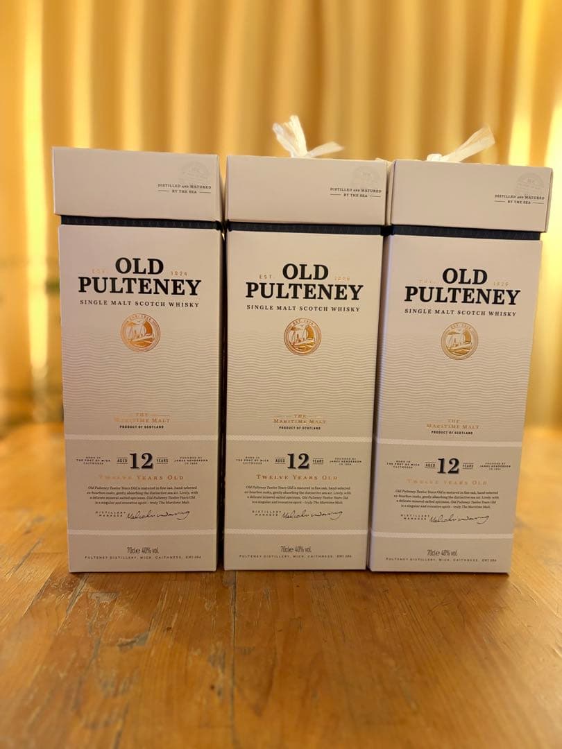 オールドプルトニー　12年　シングルモルト　700ml 3本セット