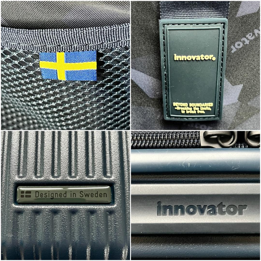 極美品 イノベーター スーツケース ポリカーボネイト 機内持ち込み ネイビー