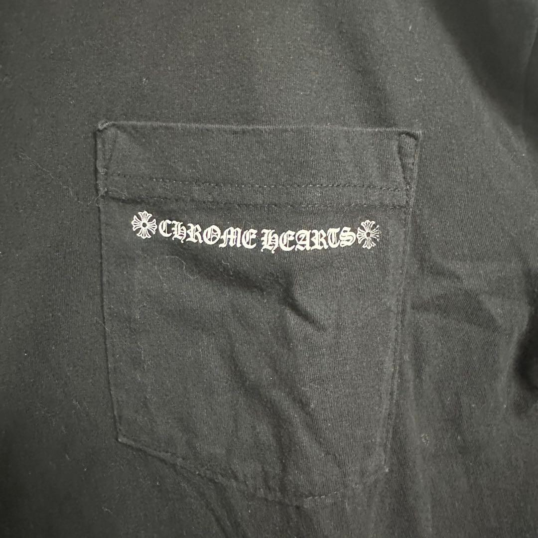 CHROME HEARTS クロムハーツ セメタリークロス ロンT M ブラック