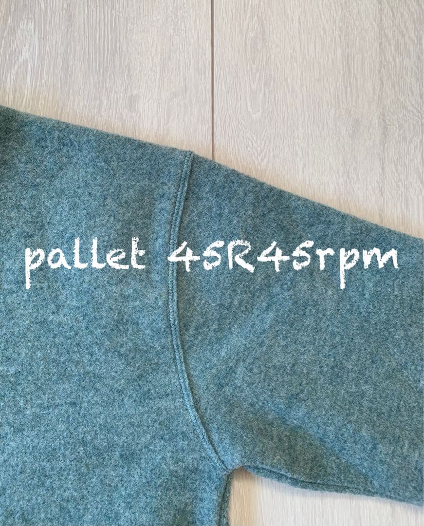 45R45rpm フロート縮絨のタートルネック