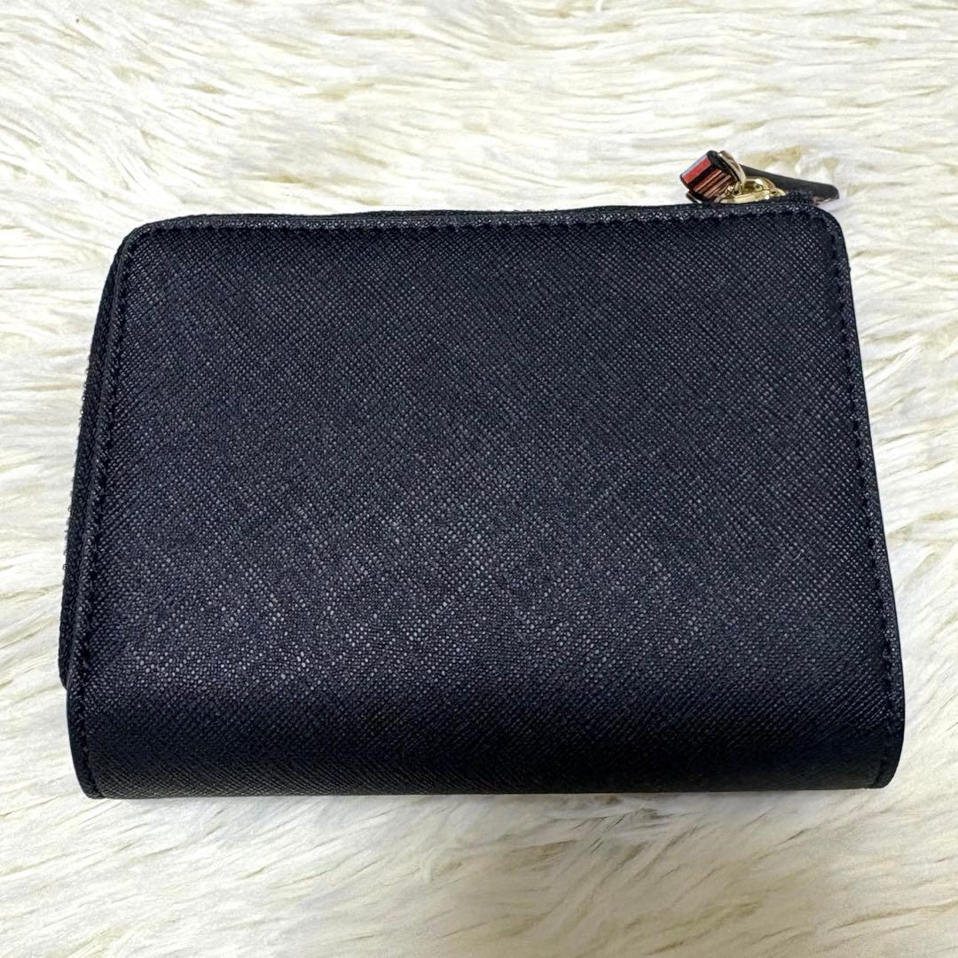 激レア 極美品 Paul Smith ジップストローグレイン　二つ折り財布　黒