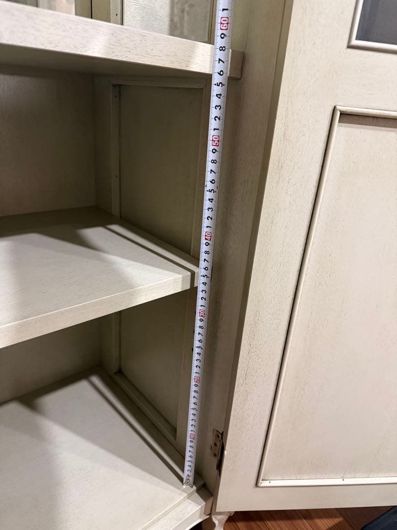 ホワイトガラスディスプレイケース