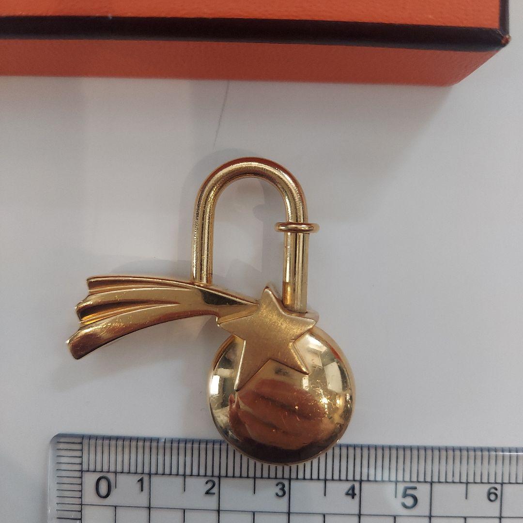 HERMES エルメス 流れ星 カデナ チャーム ゴールド スター