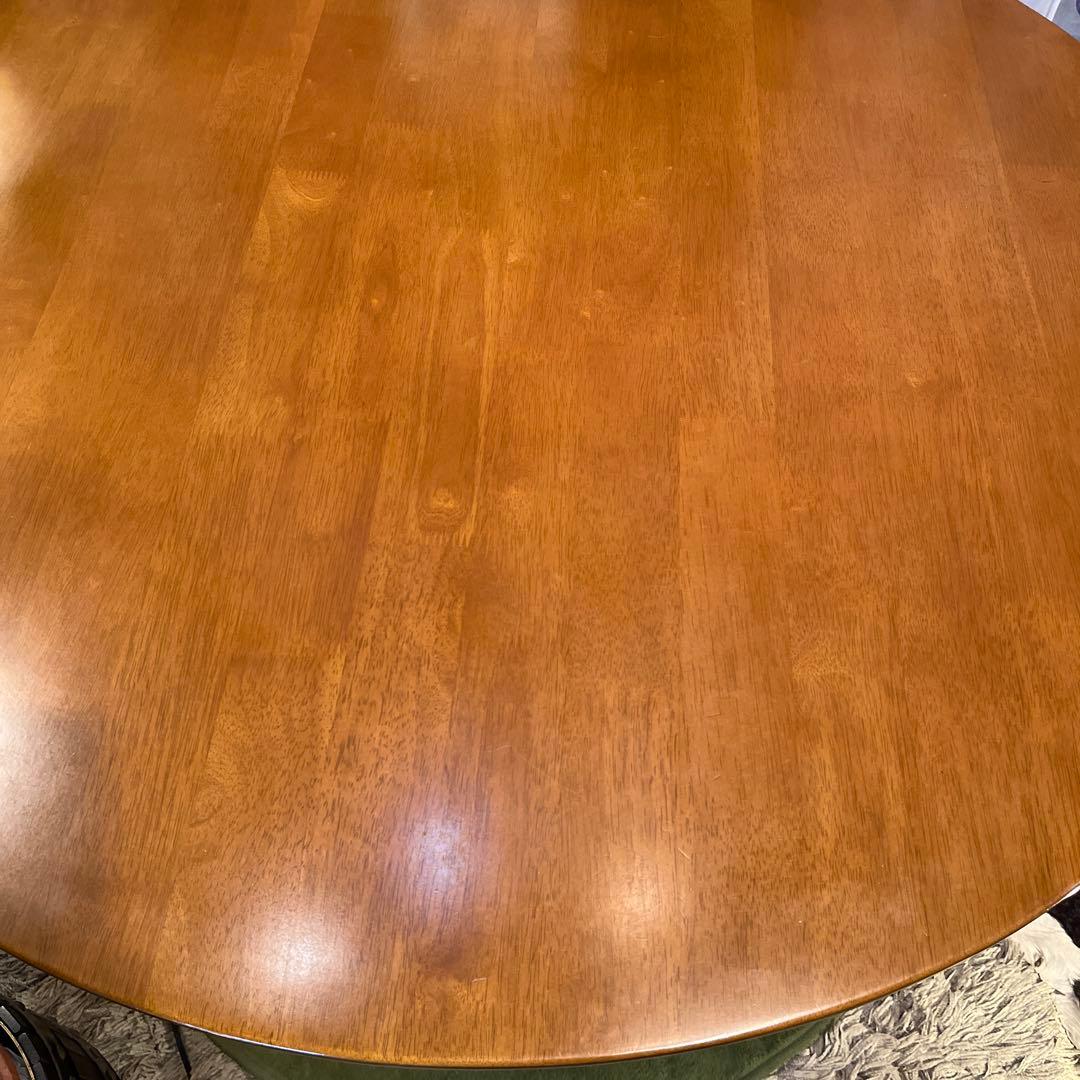 sale ラウンドテーブル　1０５　丸テーブル　無垢材仕上げ　デザインレッグ