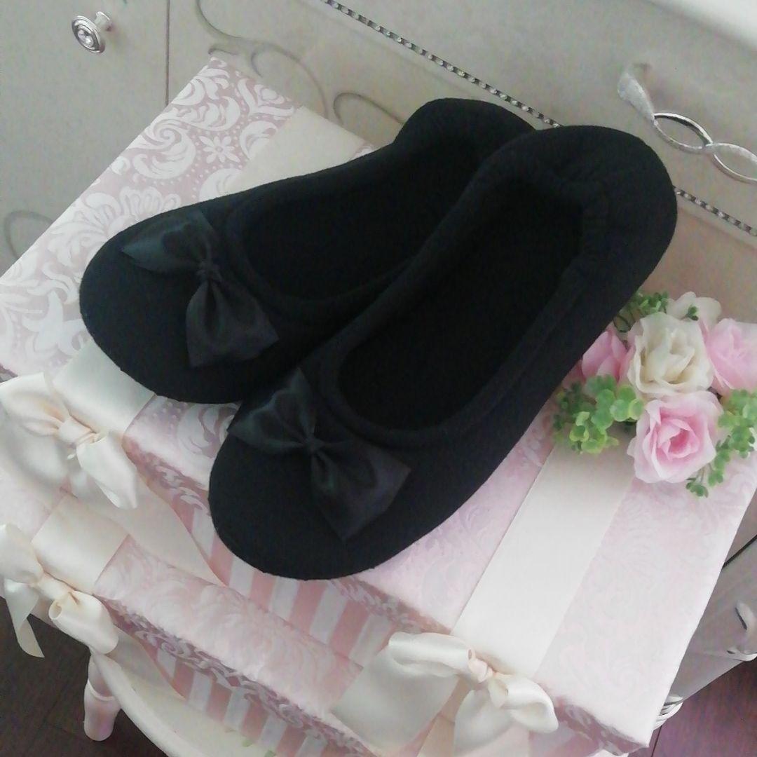 46Ａ✨♥安価＆高品質✨♥携帯スリッパ✨♥艶リボン♥
