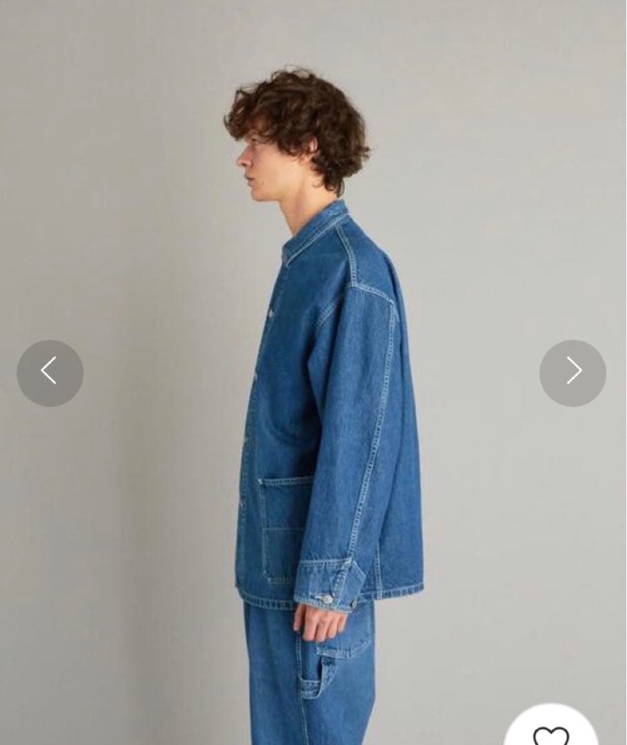 StevenAlan 10oz DENIM BGY COVERALLカバーオール
