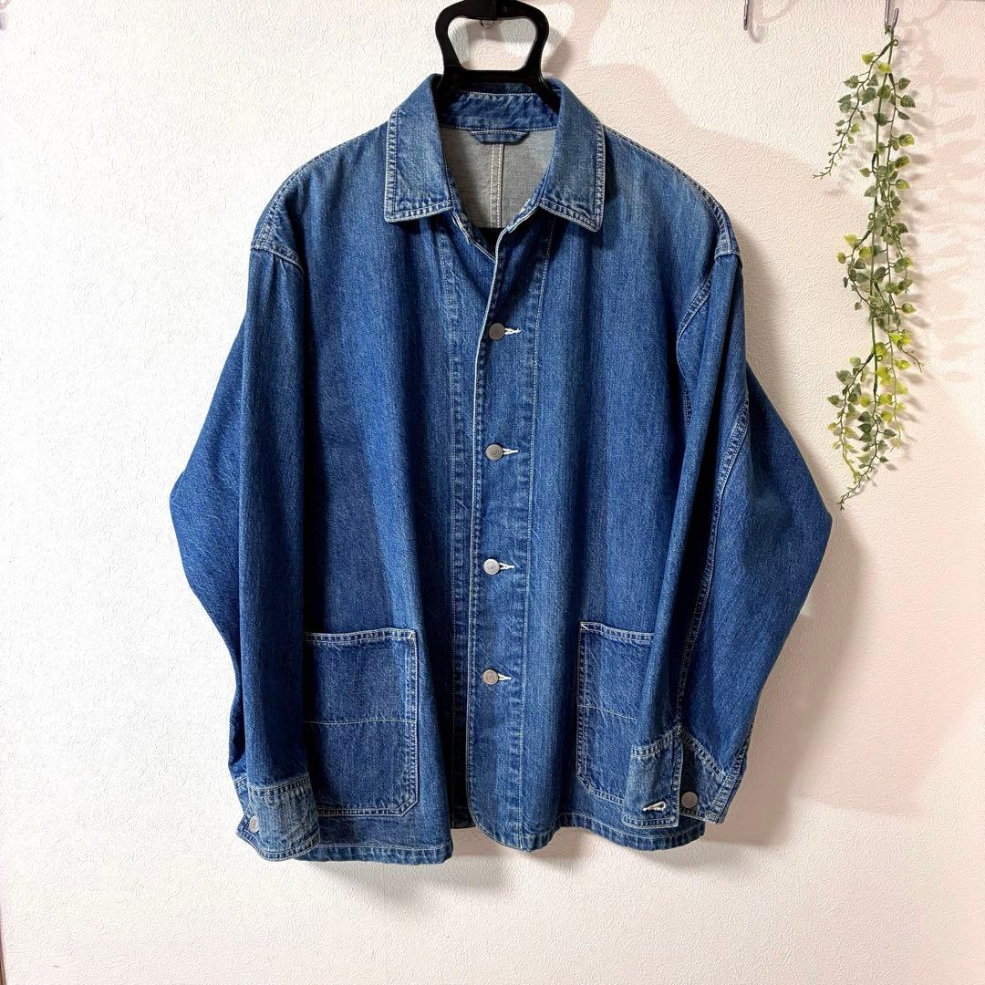 StevenAlan 10oz DENIM BGY COVERALLカバーオール