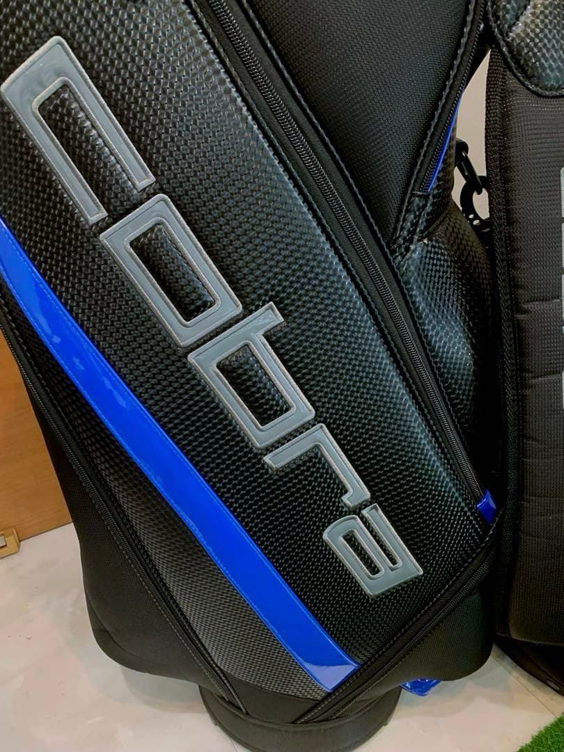 希少　完売　ほぼ新品未使用　コブラ　COBRA キャディバッグ　ブラック/ブルー