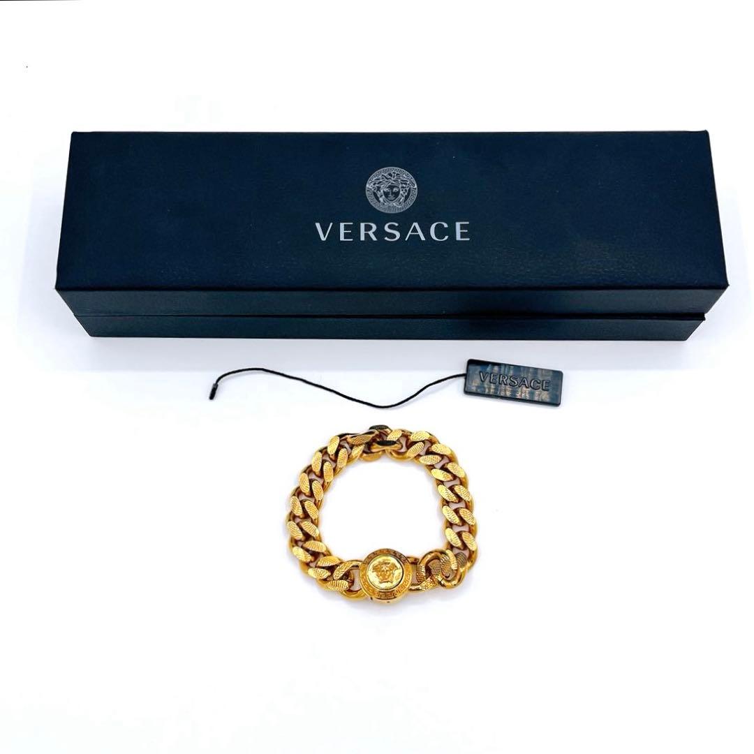 ヴェルサーチ GP メドゥーサ 喜平 チェーン ブレスレット バングル　ブランド