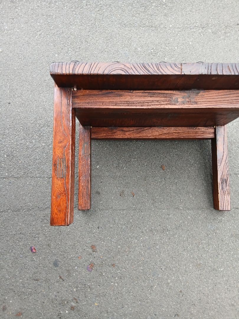 アンティークテーブル、ガラス