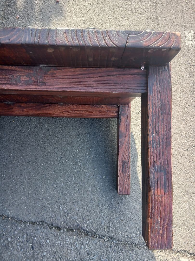 アンティークテーブル、ガラス