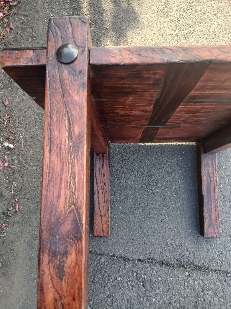 アンティークテーブル、ガラス