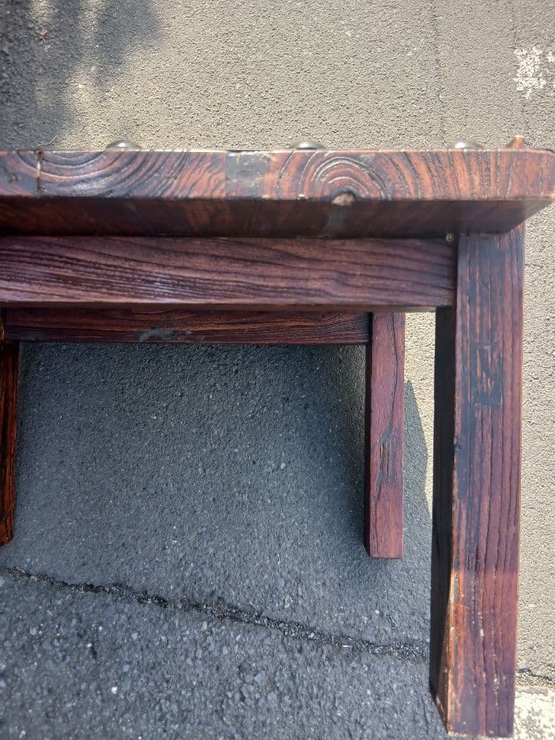 アンティークテーブル、ガラス