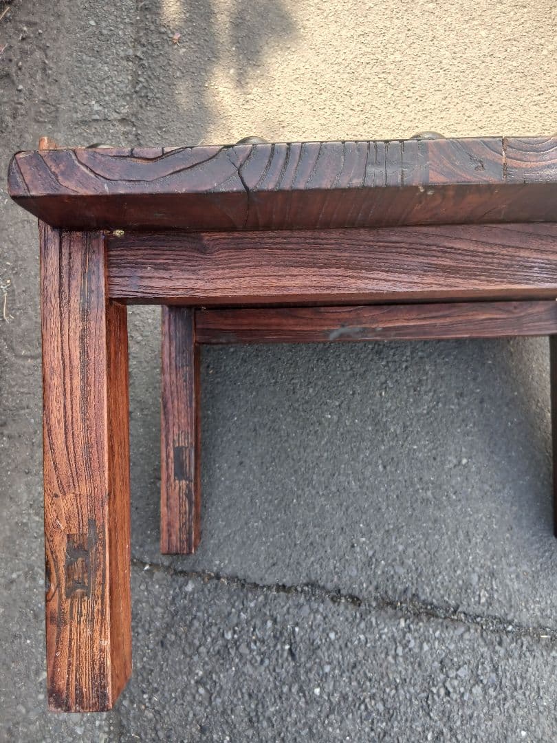 アンティークテーブル、ガラス