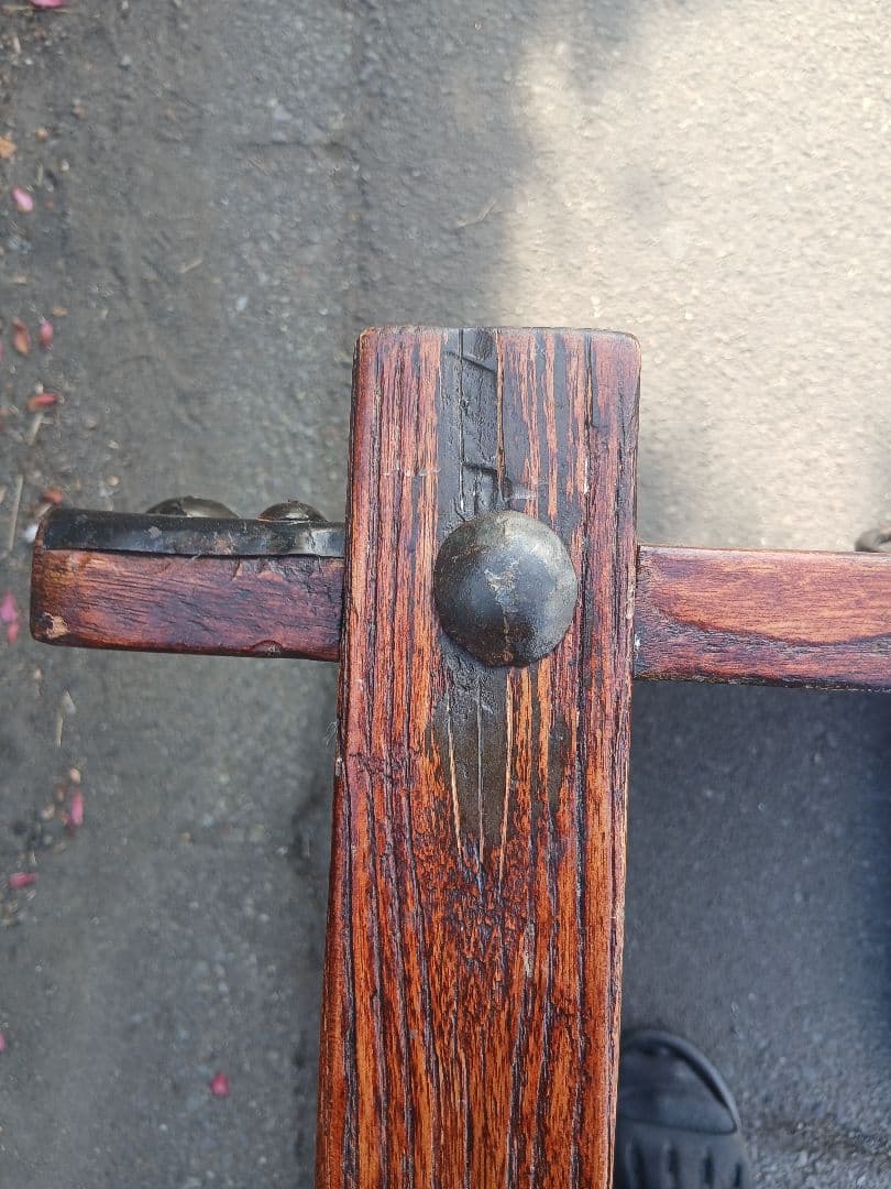 アンティークテーブル、ガラス