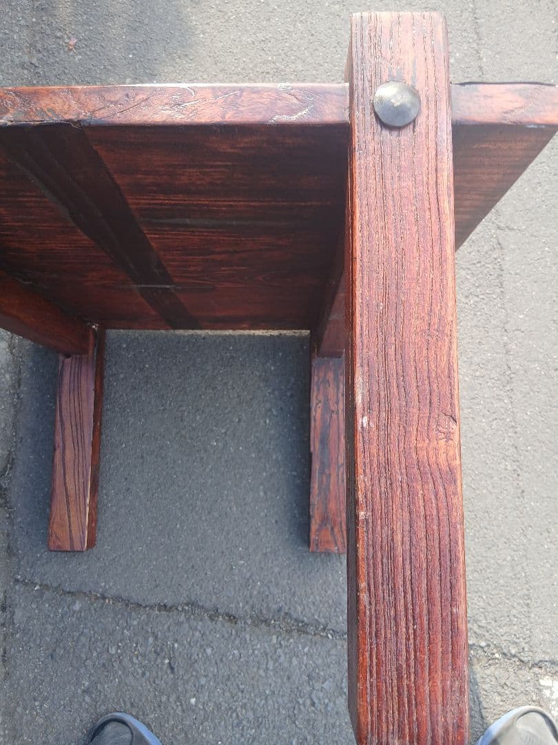 アンティークテーブル、ガラス