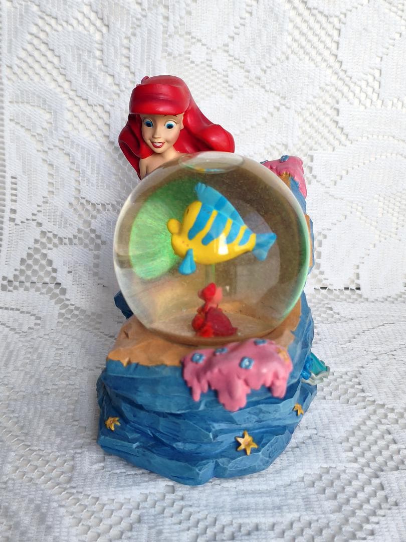 【中古】アリエル　オルゴール　公式フィギュア　アメリカ製　海外パーク品　2009