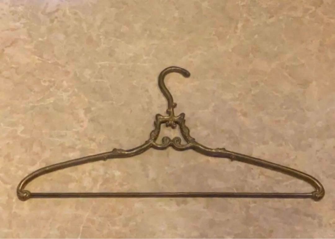 イタリア製　真鍮ハンガー　アンティーク Italian brass hanger